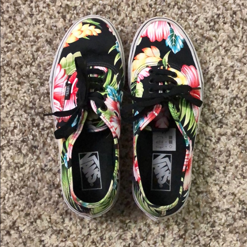 floral vans